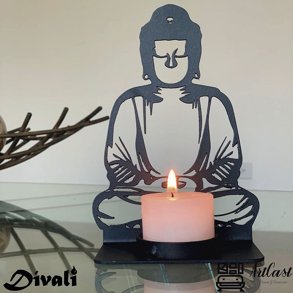 Portavelas de Buddha