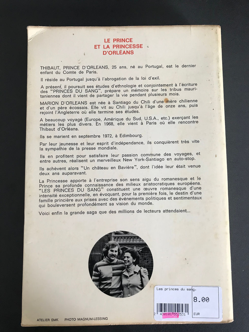 Miniature : LES PRINCES DU SANG-UN CHÂTEAU EN BAVIÈRE - Marion et Thibaut d'Orléans
