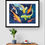 Thumbnail: 22in X 17in koi and goldfish fine art print framed