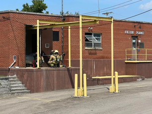 Water Plant Emergency Quickly Contained