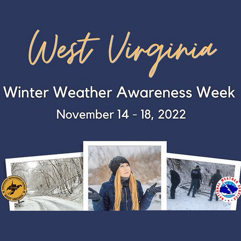 November 14-18 is Winter Weather Awareness Week in West Virginia