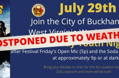 *UPDATE* Create Buckhannon’s Festival Fridays – Youth Night Edition in Jawbone Park