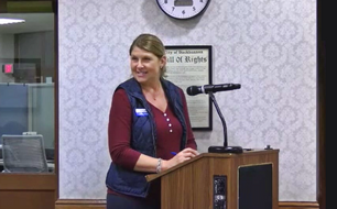 B-U Chamber of Commerce Executive Director Provides Leadership Upshur Update to City Council