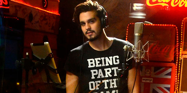 Luan Santana no Studio Vip nesta quinta (28) (Foto: Eduardo Martins/Agnews)
