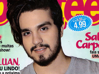Luan Santana na capa da TodaTeen de julho