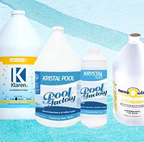 gold & clear klaren - kristal pool pool factory - brilloquim novequim - producto químico p