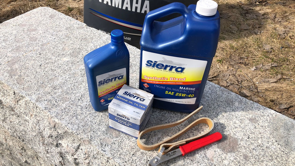 Gjør det selv - Vårservice på Yamaha F150