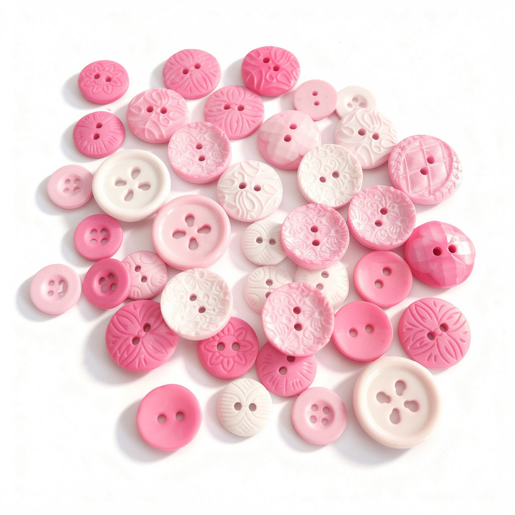 LOT boutons rose
