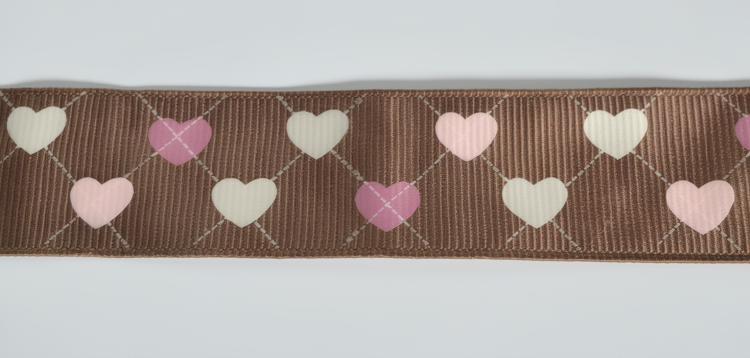 (rub55) , 1mètre de ruban en polyester de 2,5 cm de largeur
