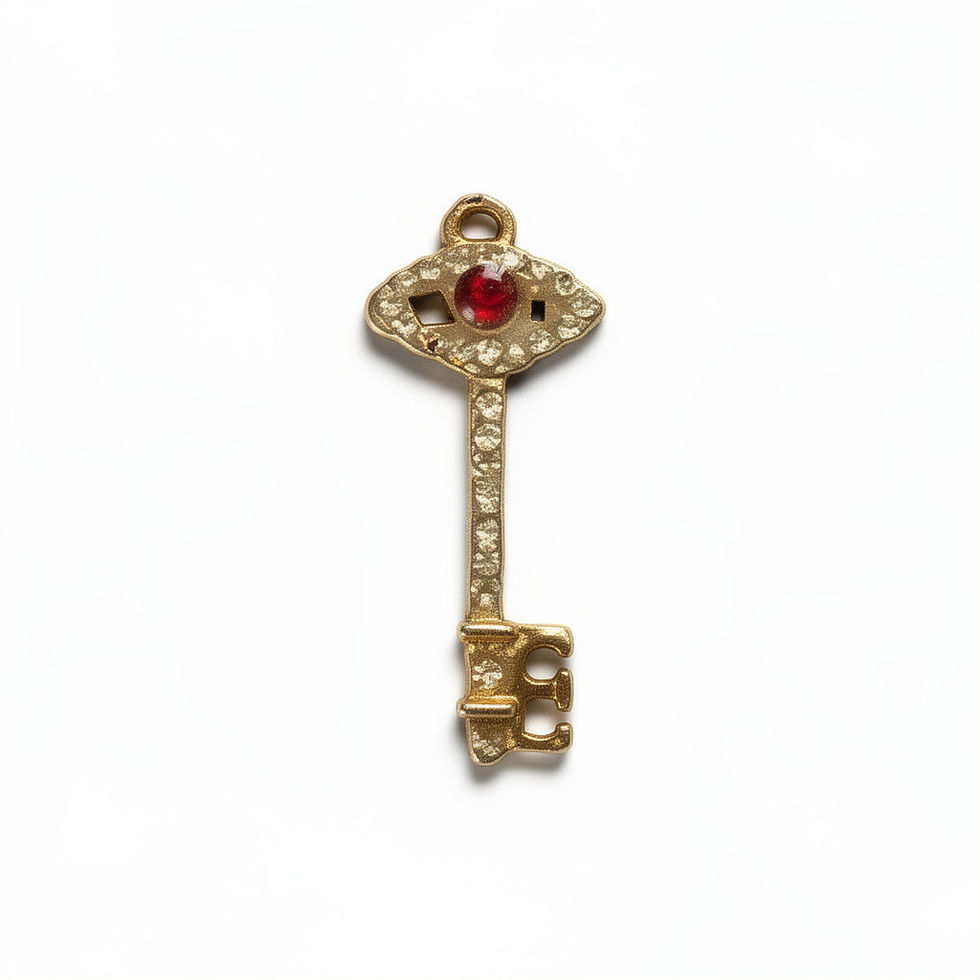 Miniatura: 1 charm de 2,5 cm avec strass