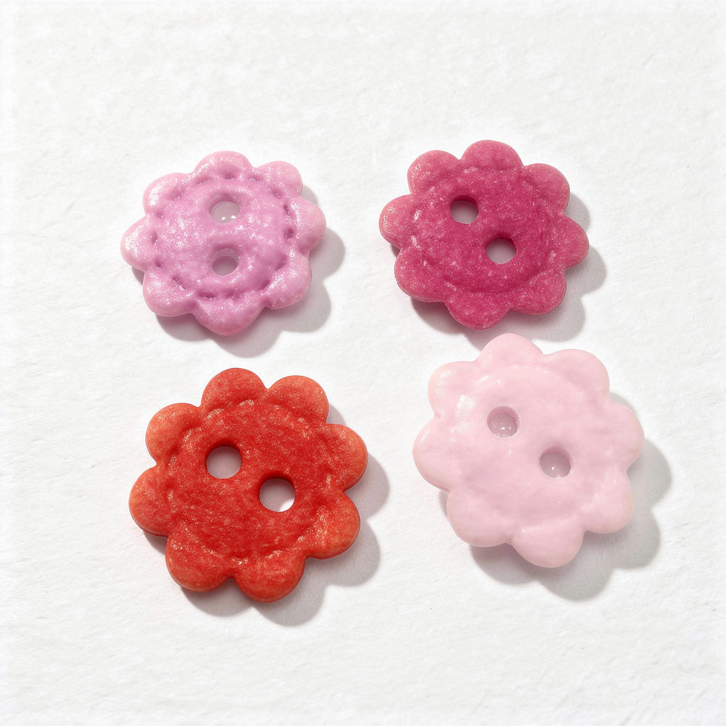 4 motifs à coller ou à coudre de  2,5 cm