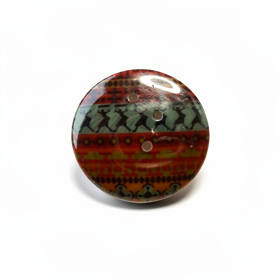 Miniatura: 1 bouton en coquillage de 2,5cm