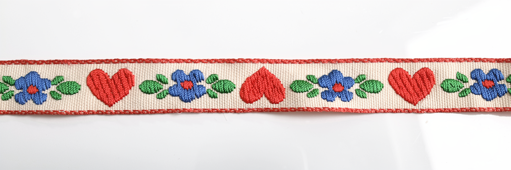 1mètre de ruban en coton de 1,5 cm de largeur