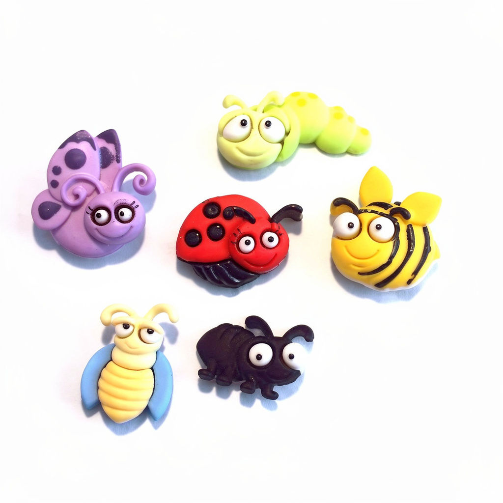 BOUTON en forme d ' insectes