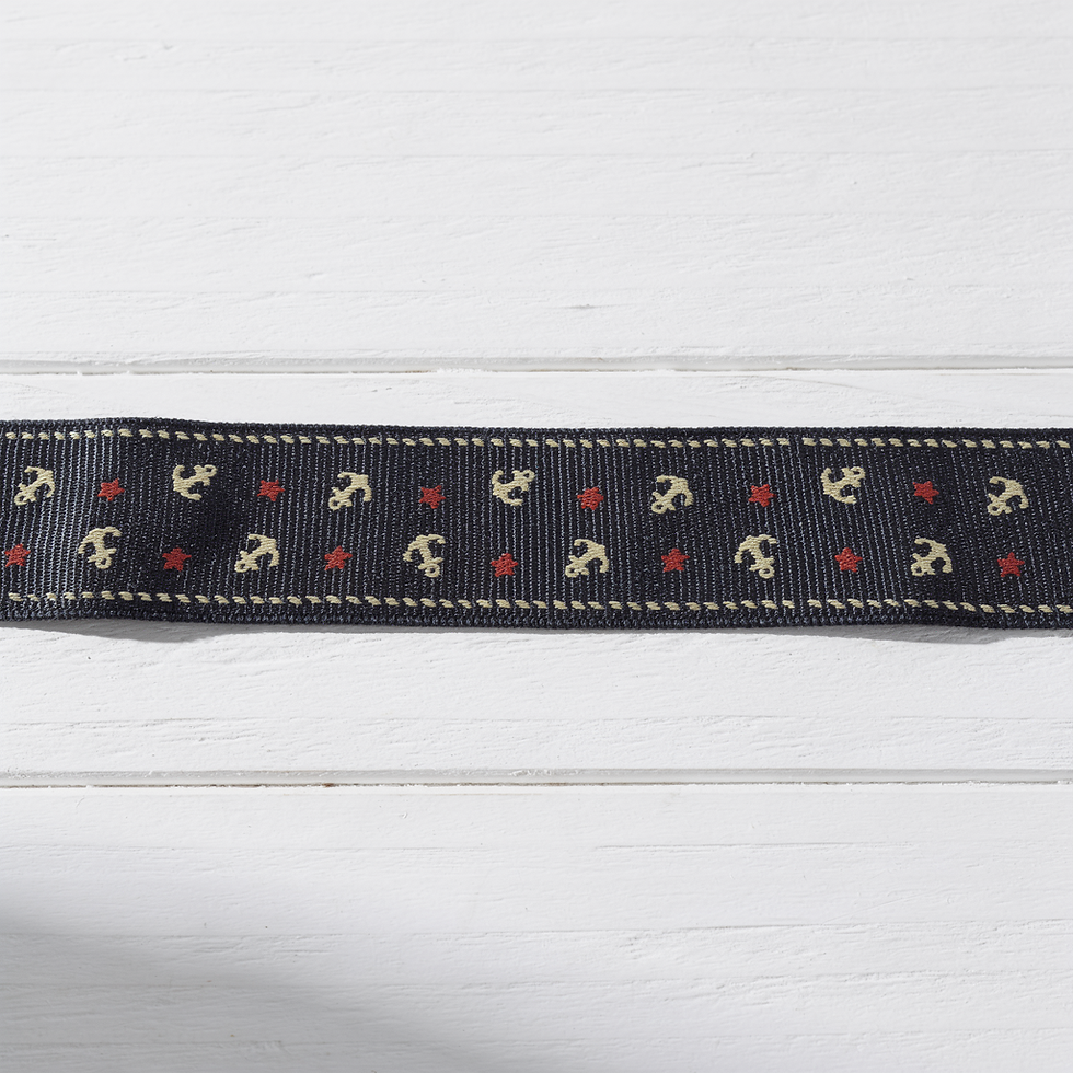 ruban motif ancres