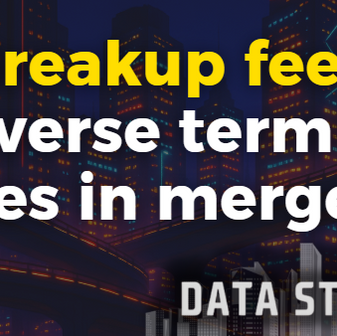 Breakup fees and reverse termination fees in mergers