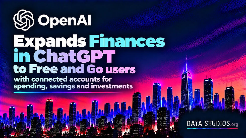 OpenAI expands Finances in ChatGPT to Free and Go users