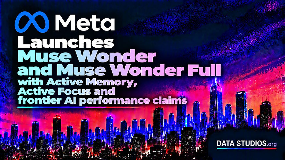 Meta Muse Wonder and Muse Wonder Full Active Memory Active Focus - Data Studios