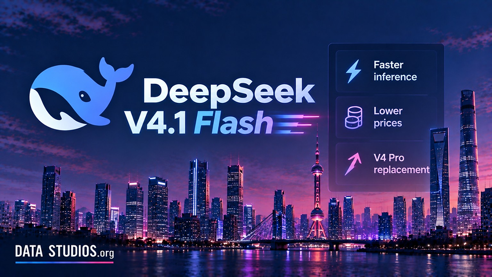 DeepSeek V4.1 Flash with faster inference, lower prices and V4 Pro replacement