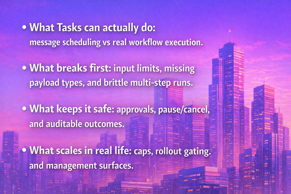 Copilot Tasks vs ChatGPT Tasks: 2026 Comparison, Complete Feature Set, Scheduling Logic, Safety Controls, And Real-World Workflow Fit