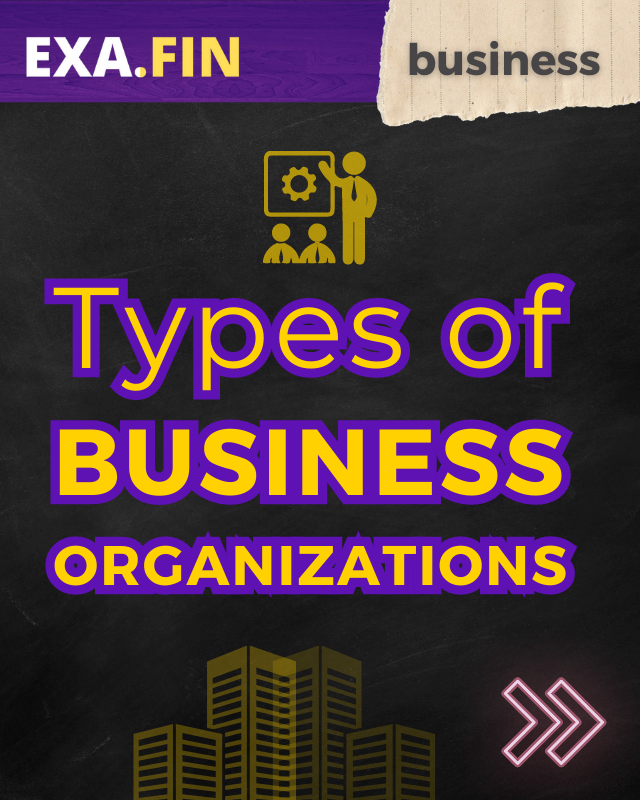Types of Business Organizations
