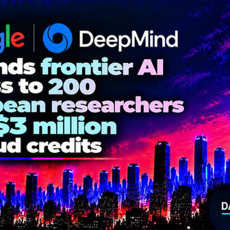 Google DeepMind European researchers $3 million cloud credits - Data Studios