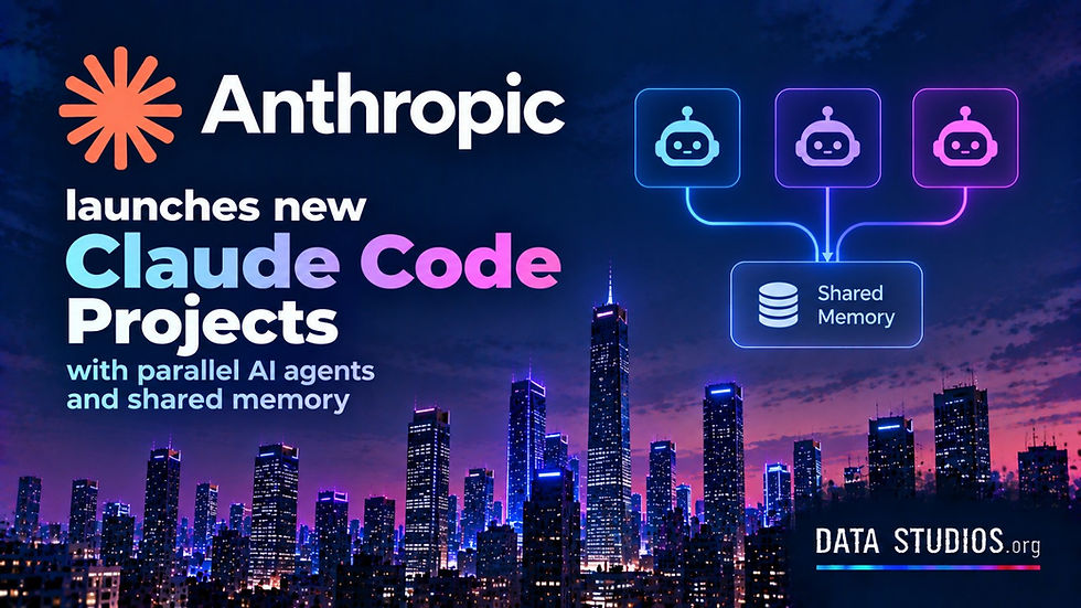 Anthropic launches new Claude Code Projects with parallel AI agents and shared memory