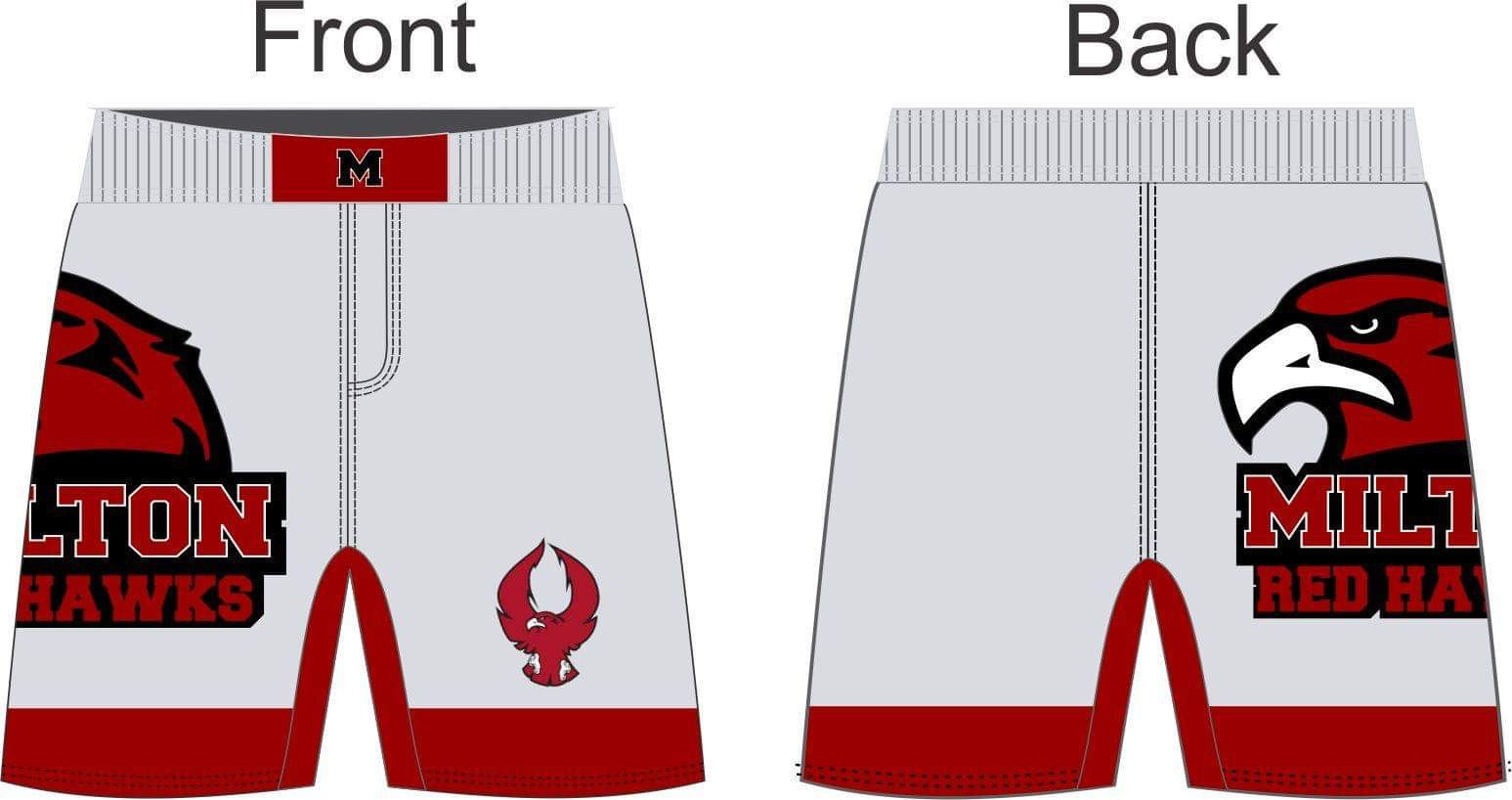 Milton Wrestling Sublimated Wrestling Shorts