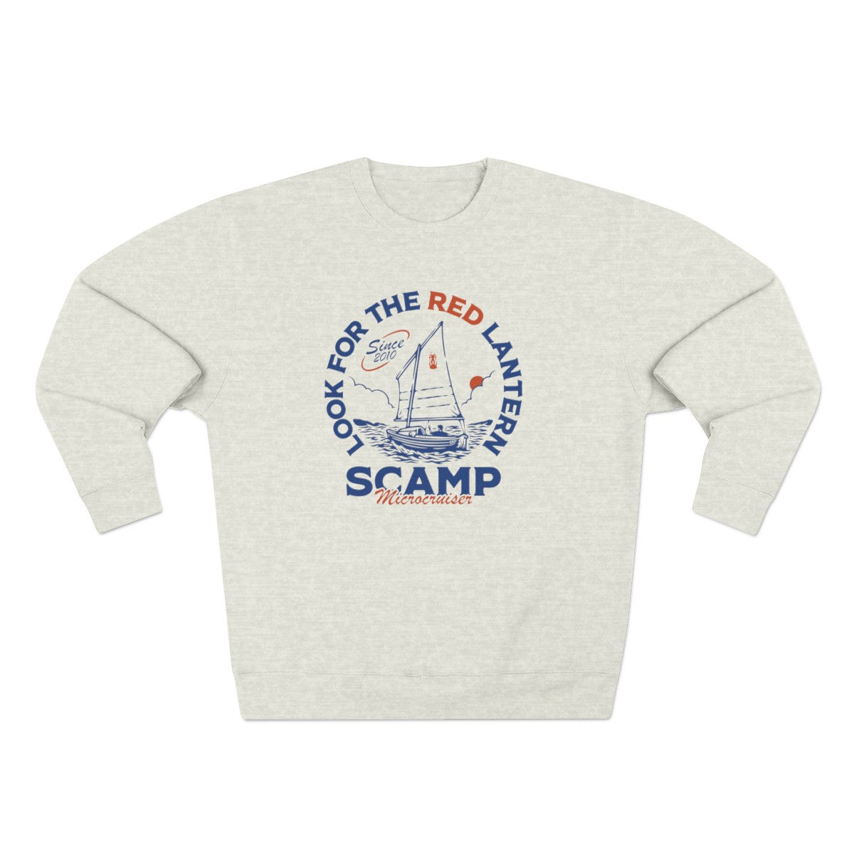 SCAMP Red Lantern Crew Neck Sweatshirt