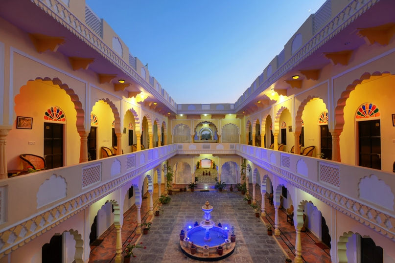 Courtyard in Ranthambore Heritage Haveli