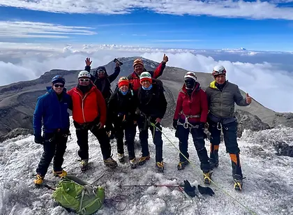 This high-altitude journey through Ecuador is designed for travellers looking to progress from acclimatisation hikes to non-technical volcanic summits in the Andes. The itinerary is carefully structured to build altitude gradually, beginning with walks and easier peaks in the highlands around Quito before moving on to more demanding climbs. Early ascents help develop confidence and allow the body to adjust, setting the foundation for higher objectives later in the trip.
The focus is on a series of Andean volcanoes, each offering a different landscape and challenge. Routes typically involve long summit days, often starting before dawn, with sections of scree, snow, and glacier travel depending on conditions. Peaks such as Cotopaxi and Chimborazo provide the culmination of the experience, with expansive views across the surrounding highlands rewarding the effort.
Throughout the journey, experienced guides manage safety and pacing, while logistical support allows travellers to focus on the physical aspects of the climbs. Accommodation ranges from comfortable hotels to mountain refuges, reflecting the changing environments. This is a demanding but achievable introduction to high-altitude mountaineering, suited to those with good fitness and a willingness to adapt to the challenges of elevation and variable conditions.