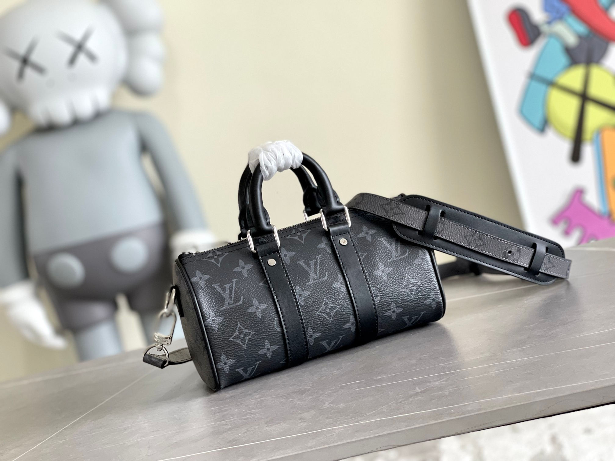 Black Louis Vuitton mini duffle bag - Lux Studio USA