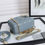 Thumbnail: Top Quality sky blue enamel buckle Lady handbag