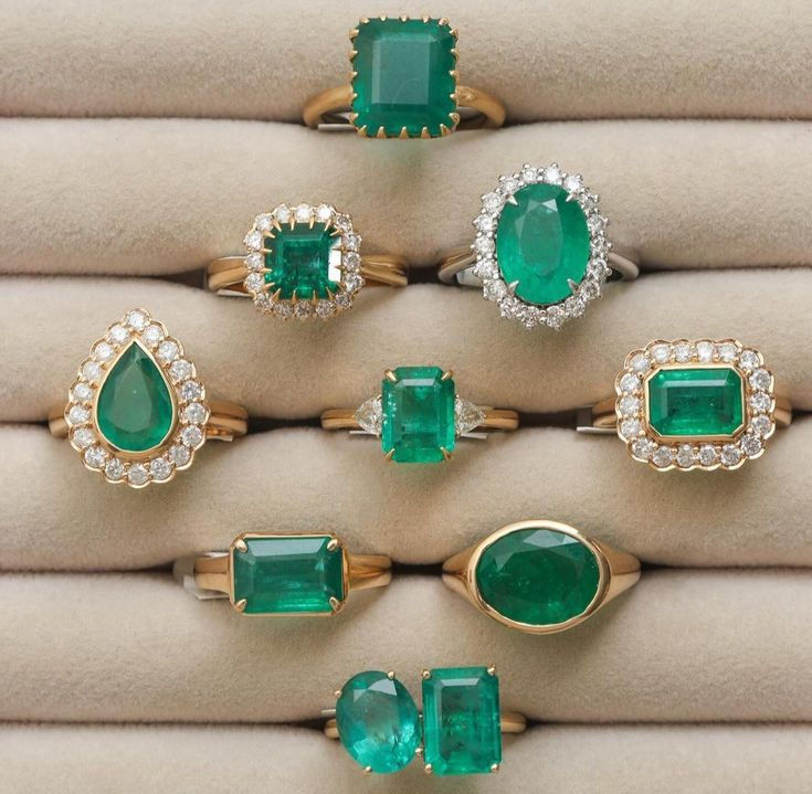 Emerald Engagement Ring