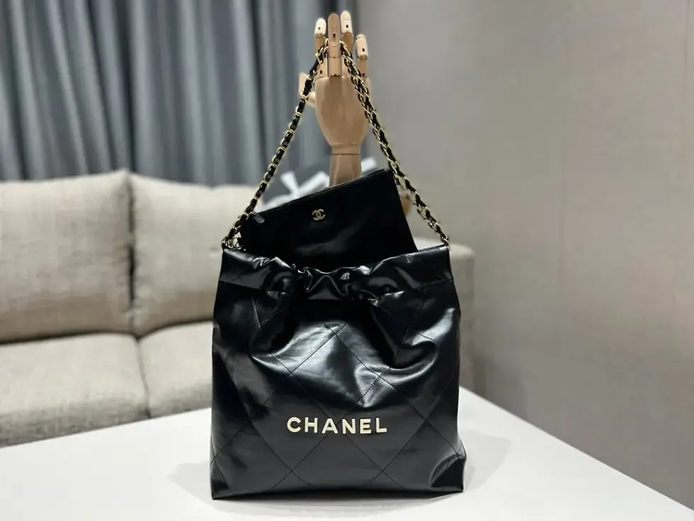 Designer PM Calfskin Gold Metal 35cm black