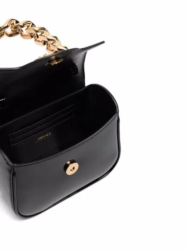Thumbnail: Designer La Medusa leather mini bag
