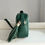 Thumbnail: Vintage Soho Small Leather Disco Green Bag 21x15x7cm