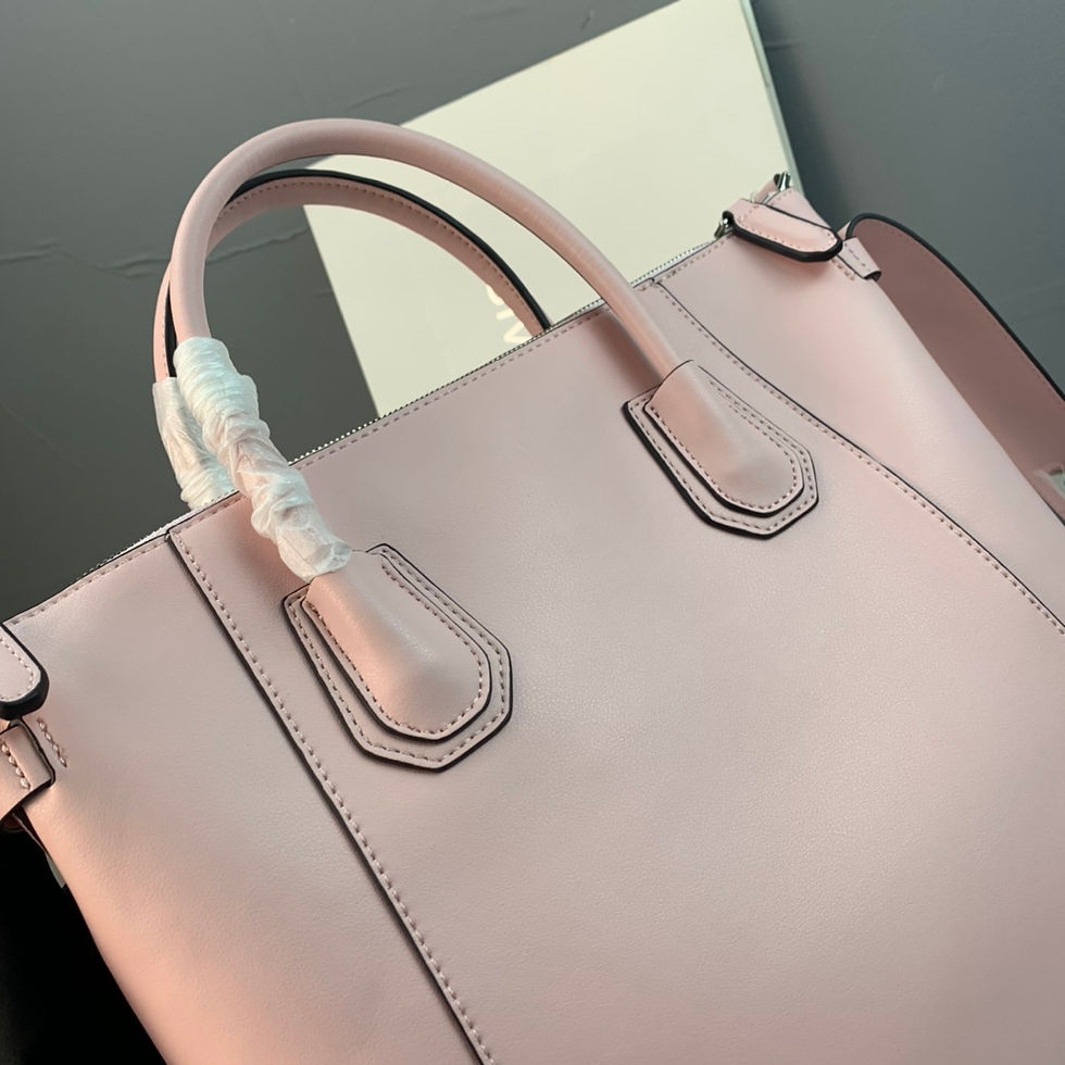 Thumbnail: Vintage Antinoga PinkTote Bag 30x25x7cm