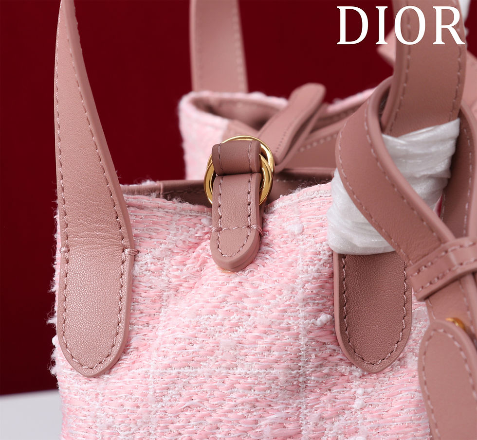 Thumbnail: Dior Classic Signature Bucket Bag – Luxury Designer Style, 24x21x14cm, Elegant