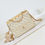 Thumbnail: Designer 24C Gold Shoulder Bag 12.5x19x5 cm