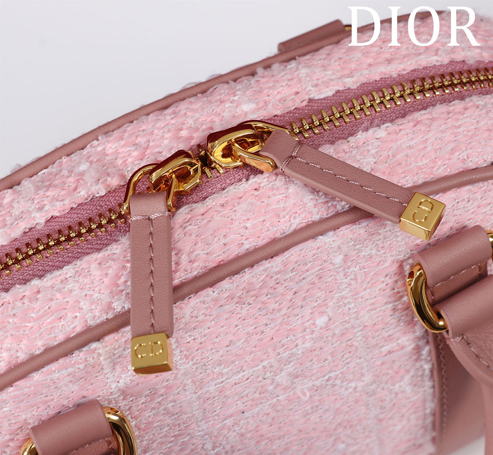 Thumbnail: Dior Designer Mini Boston Bag – Luxury Top Handle Purse 20x13x5 cm, Elegant