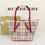 Thumbnail: Designer Red Canvas Handbag  43x25 cm