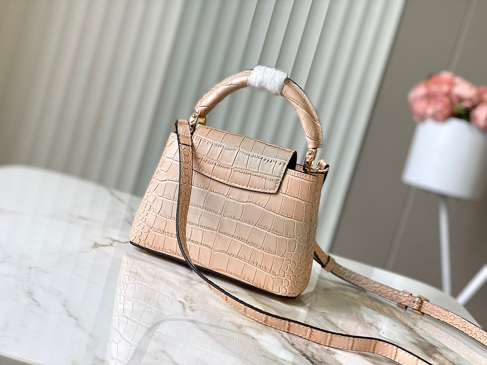 Thumbnail: Capucines handbag 21x14x8 cm