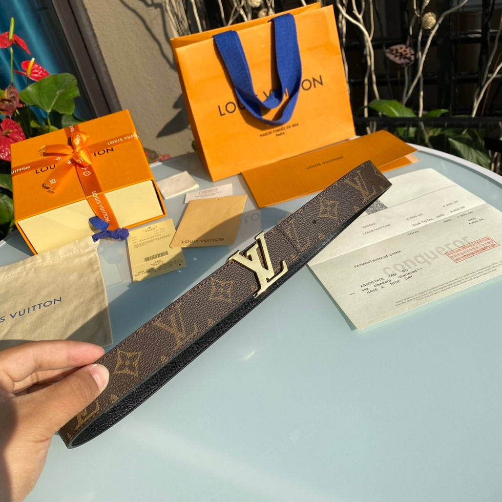 Thumbnail: Luxury Monogram Canvas 3.0 cm Width Belt