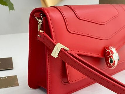 Thumbnail: Designer Red Serpenti Handbag 22.5 X 15 X 7 CM