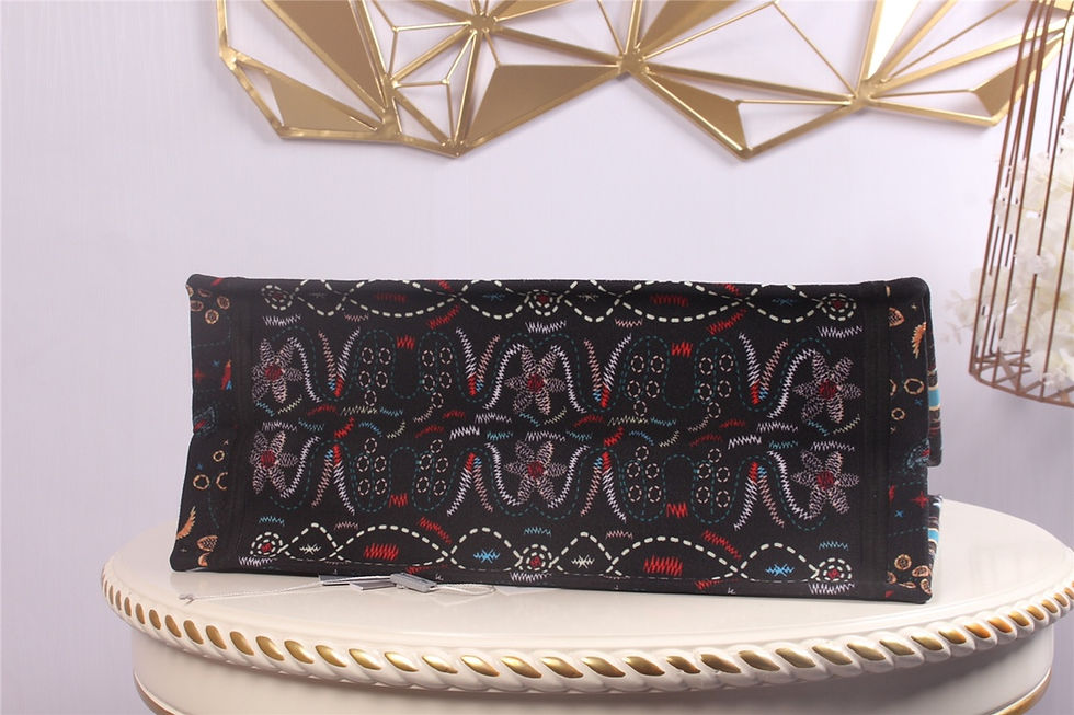 Thumbnail: Top Quality Large Embroidery Tote Bag Size 42/32/16