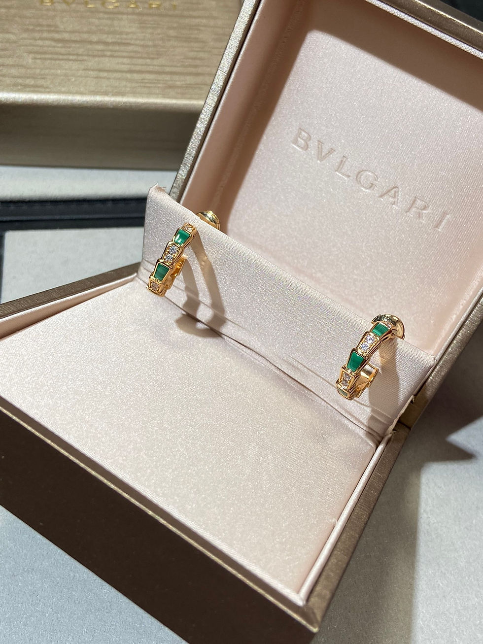 Thumbnail: Serpenti Viper earrings