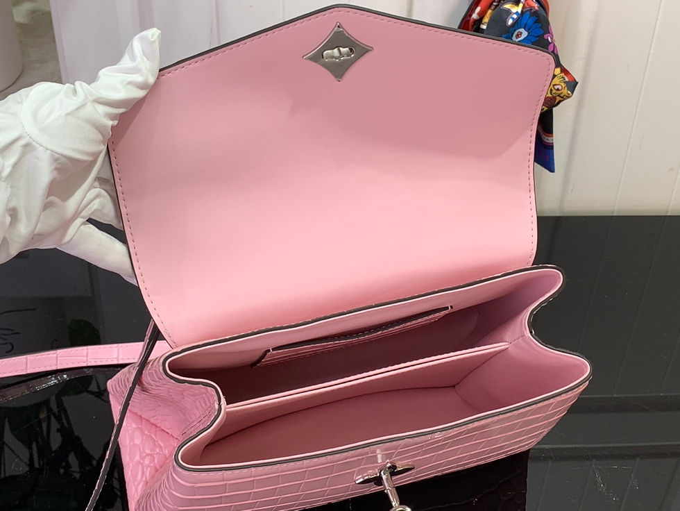 Thumbnail: Louis Vuitton Rose des Vents Handbag – Designer Luxury Purse 27x18x9 cm, Elegant