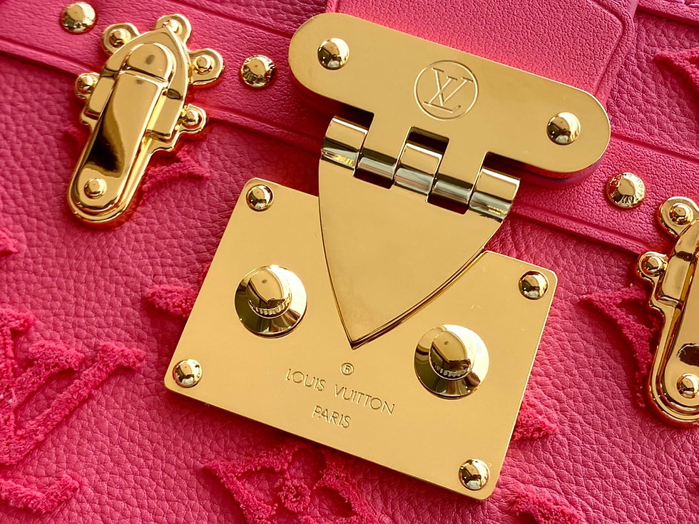 Thumbnail: Louis Vuitton Vintage Petite Malle Pink Bag Designer Shoulder Purse 20x12.5x6 cm