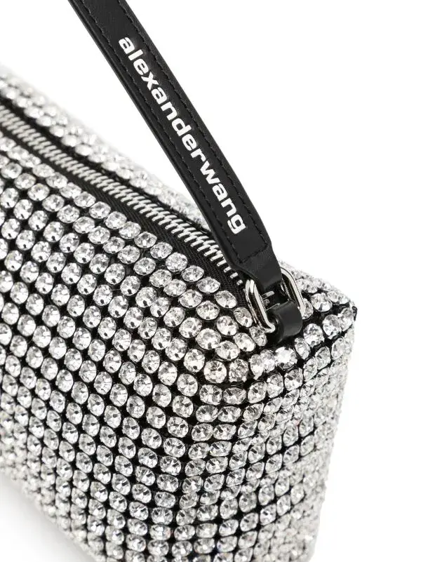 Thumbnail: Alexander Wang Heiress Flex Shoulder Bag | Designer Crystal-Embellished hand